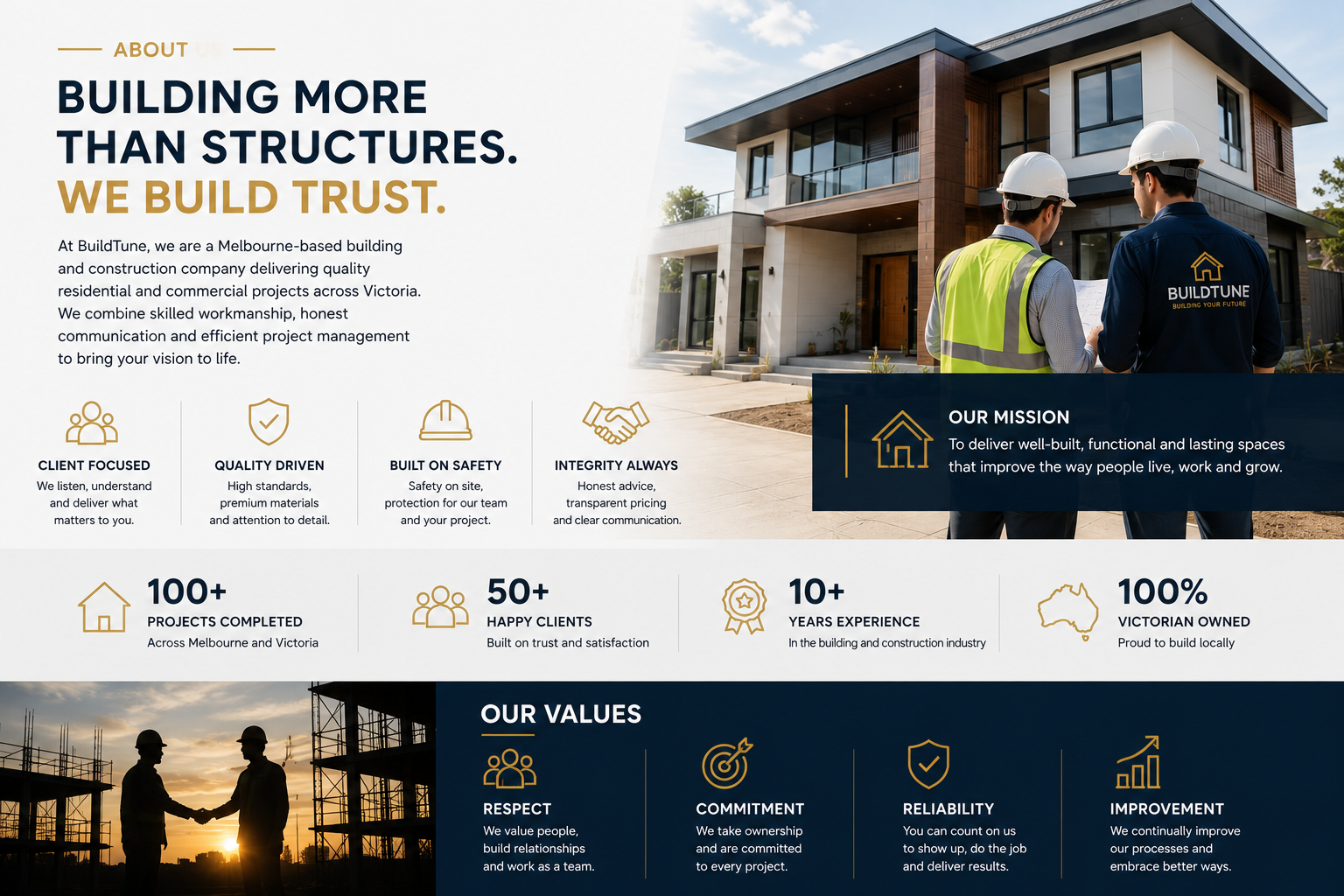 BuildTune construction facade